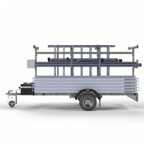 Panthera Steigeraanhanger + Basic Rolsteiger 135 x 305 x 10,2m werkhoogte