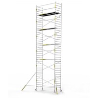 Panthera Afsluitbare Steigeraanhanger + Basic Rolsteiger 135 x 305 x 12,2m werkhoogte