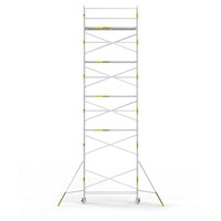 Panthera Afsluitbare Steigeraanhanger + Basic Rolsteiger 135 x 305 x 12,2m werkhoogte