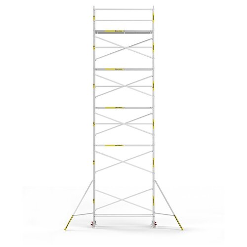 Panthera Afsluitbare Steigeraanhanger + Basic Rolsteiger 135 x 305 x 12,2m werkhoogte