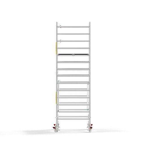 Panthera Afsluitbare Steigeraanhanger + Basic Rolsteiger 135 x 305 x 5,2m werkhoogte