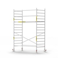 Panthera Steigeraanhanger + Basic Rolsteiger 135 x 305 x 5,2m werkhoogte