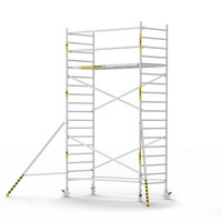 Panthera Steigeraanhanger + Basic Rolsteiger 135 x 305 x 6,2m werkhoogte