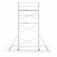 Panthera Afsluitbare Steigeraanhanger + Basic Rolsteiger 135 x 305 x 8,2m werkhoogte