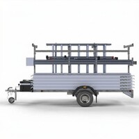 Panthera Steigeraanhanger + Basic Rolsteiger 135 x 305 x 8,2m werkhoogte
