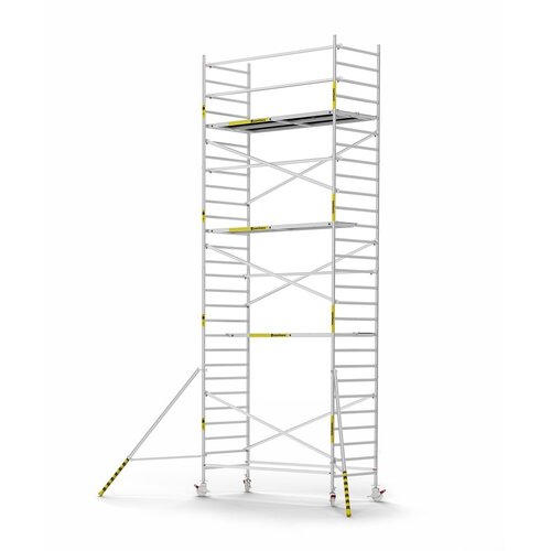 Panthera Afsluitbare Steigeraanhanger + Basic Rolsteiger 135 x 305 x 9,2m werkhoogte