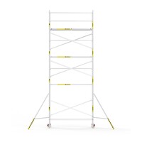 Panthera Afsluitbare Steigeraanhanger + Basic Rolsteiger 135 x 305 x 9,2m werkhoogte