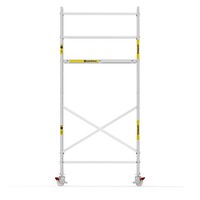 Panthera Afsluitbare Steigeraanhanger + Basic Rolsteiger 75 x 190 x 5,2m werkhoogte