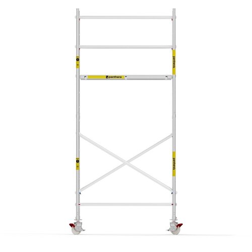 Panthera Afsluitbare Steigeraanhanger + Basic Rolsteiger 75 x 190 x 5,2m werkhoogte