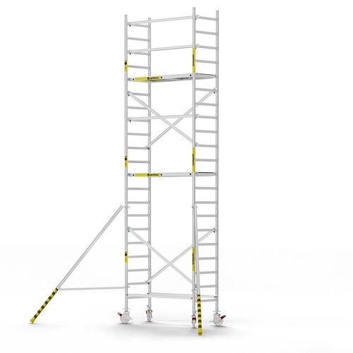 Panthera Afsluitbare Steigeraanhanger + Basic Rolsteiger 75 x 190 x 7,2m werkhoogte