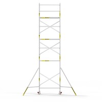 Panthera Afsluitbare Steigeraanhanger + Basic Rolsteiger 75 x 190 x 9,2m werkhoogte