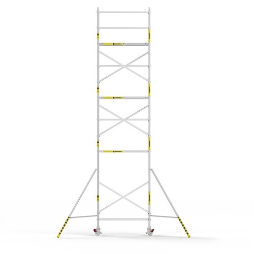 Panthera Afsluitbare Steigeraanhanger + Basic Rolsteiger 75 x 190 x 9,2m werkhoogte