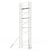 Panthera Afsluitbare Steigeraanhanger + Basic Rolsteiger 75 x 250 x 10,2m werkhoogte