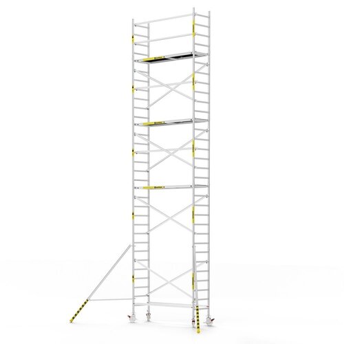 Panthera Afsluitbare Steigeraanhanger + Basic Rolsteiger 75 x 250 x 10,2m werkhoogte