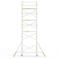 Panthera Afsluitbare Steigeraanhanger + Basic Rolsteiger 75 x 250 x 10,2m werkhoogte