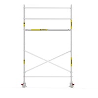 Panthera Afsluitbare Steigeraanhanger + Basic Rolsteiger 75 x 250 x 5,2m werkhoogte