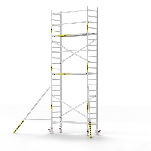 Panthera Afsluitbare Steigeraanhanger + Basic Rolsteiger 75 x 250 x 7,2m werkhoogte