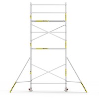 Panthera Afsluitbare Steigeraanhanger + Basic Rolsteiger 75 x 250 x 7,2m werkhoogte
