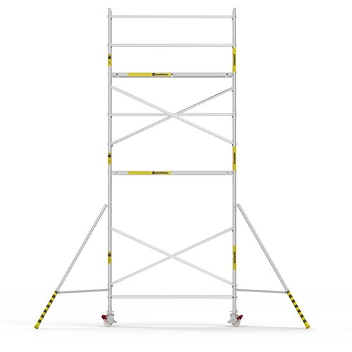 Panthera Afsluitbare Steigeraanhanger + Basic Rolsteiger 75 x 250 x 7,2m werkhoogte