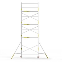 Panthera Afsluitbare Steigeraanhanger + Basic Rolsteiger 75 x 250 x 9,2m werkhoogte