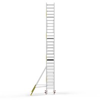 Panthera Afsluitbare Steigeraanhanger + Basic Rolsteiger 75 x 250 x 9,2m werkhoogte