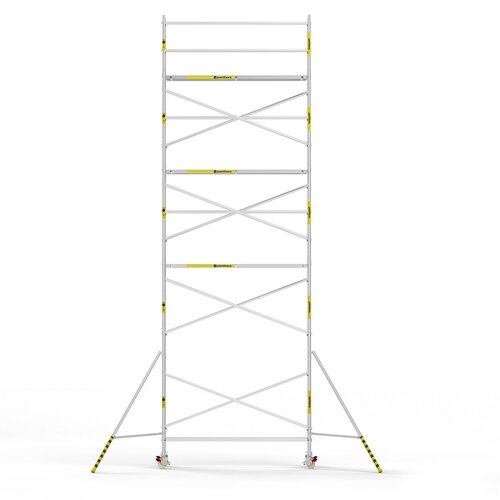 Panthera Afsluitbare Steigeraanhanger + Basic Rolsteiger 75 x 305 x 10,2m werkhoogte
