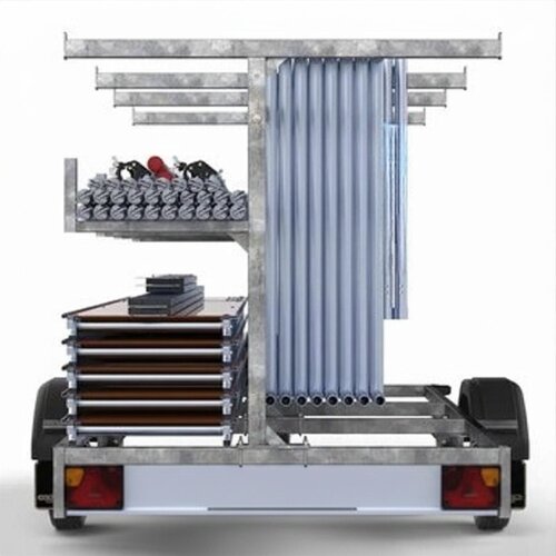 Panthera Steigeraanhanger + Basic Rolsteiger 75 x 305 x 10,2m werkhoogte