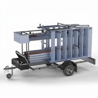 Panthera Afsluitbare Steigeraanhanger + Basic Rolsteiger 75 x 305 x 5,2m werkhoogte