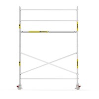 Panthera Afsluitbare Steigeraanhanger + Basic Rolsteiger 75 x 305 x 5,2m werkhoogte