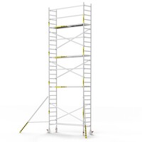 Panthera Afsluitbare Steigeraanhanger + Basic Rolsteiger 75 x 305 x 9,2m werkhoogte