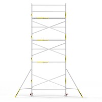 Panthera Afsluitbare Steigeraanhanger + Basic Rolsteiger 75 x 305 x 9,2m werkhoogte