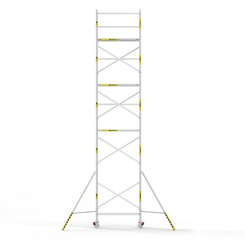 Panthera Afsluitbare Steigeraanhanger + Basic Rolsteiger 90 x 190 x 10,2m werkhoogte
