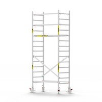 Panthera Afsluitbare Steigeraanhanger + Basic Rolsteiger 90 x 190 x 5,2m werkhoogte
