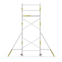 Panthera Afsluitbare Steigeraanhanger + Basic Rolsteiger 90 x 190 x 6,2m werkhoogte