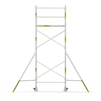 Panthera Steigeraanhanger + Basic Rolsteiger 90 x 190 x 6,2m werkhoogte