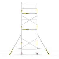 Panthera Afsluitbare Steigeraanhanger + Basic Rolsteiger 90 x 190 x 7,2m werkhoogte