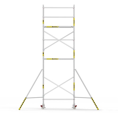 Panthera Afsluitbare Steigeraanhanger + Basic Rolsteiger 90 x 190 x 7,2m werkhoogte