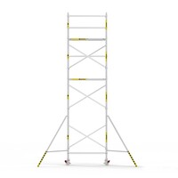 Panthera Afsluitbare Steigeraanhanger + Basic Rolsteiger 90 x 190 x 8,2m werkhoogte