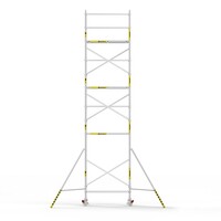 Panthera Afsluitbare Steigeraanhanger + Basic Rolsteiger 90 x 190 x 9,2m werkhoogte