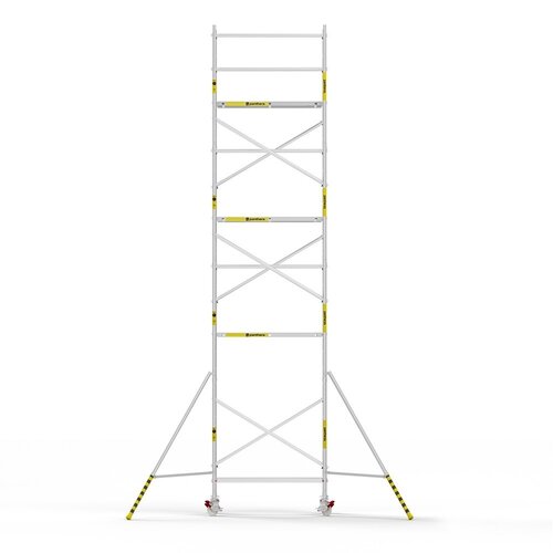 Panthera Afsluitbare Steigeraanhanger + Basic Rolsteiger 90 x 190 x 9,2m werkhoogte