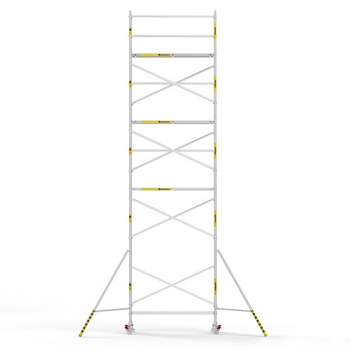 Panthera Afsluitbare Steigeraanhanger + Basic Rolsteiger 90 x 250 x 10,2m werkhoogte