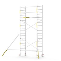 Panthera Afsluitbare Steigeraanhanger + Basic Rolsteiger 90 x 250 x 6,2m werkhoogte