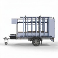 Panthera Afsluitbare Steigeraanhanger + Basic Rolsteiger 90 x 250 x 7,2m werkhoogte