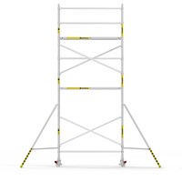Panthera Afsluitbare Steigeraanhanger + Basic Rolsteiger 90 x 250 x 7,2m werkhoogte
