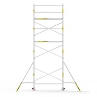 Panthera Afsluitbare Steigeraanhanger + Basic Rolsteiger 90 x 250 x 8,2m werkhoogte