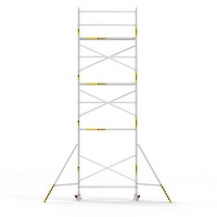 Panthera Afsluitbare Steigeraanhanger + Basic Rolsteiger 90 x 250 x 9,2m werkhoogte