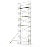Panthera Afsluitbare Steigeraanhanger + Basic Rolsteiger 90 x 305 x 10,2m werkhoogte