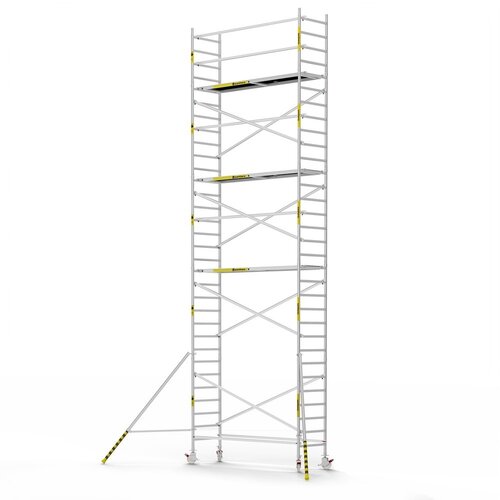 Panthera Afsluitbare Steigeraanhanger + Basic Rolsteiger 90 x 305 x 10,2m werkhoogte