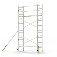 Panthera Afsluitbare Steigeraanhanger + Basic Rolsteiger 90 x 305 x 6,2m werkhoogte
