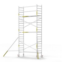 Panthera Afsluitbare Steigeraanhanger + Basic Rolsteiger 90 x 305 x 7,2m werkhoogte